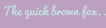 Image with Font Color C4DDDD and Background Color BCA0C0